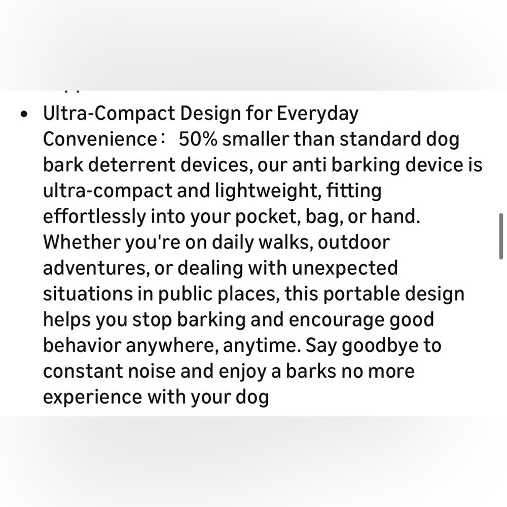 ** NIB**Dog Bark Deterrent Device, 3X Ultrasonic Anti Barking - Picture 7 of 8